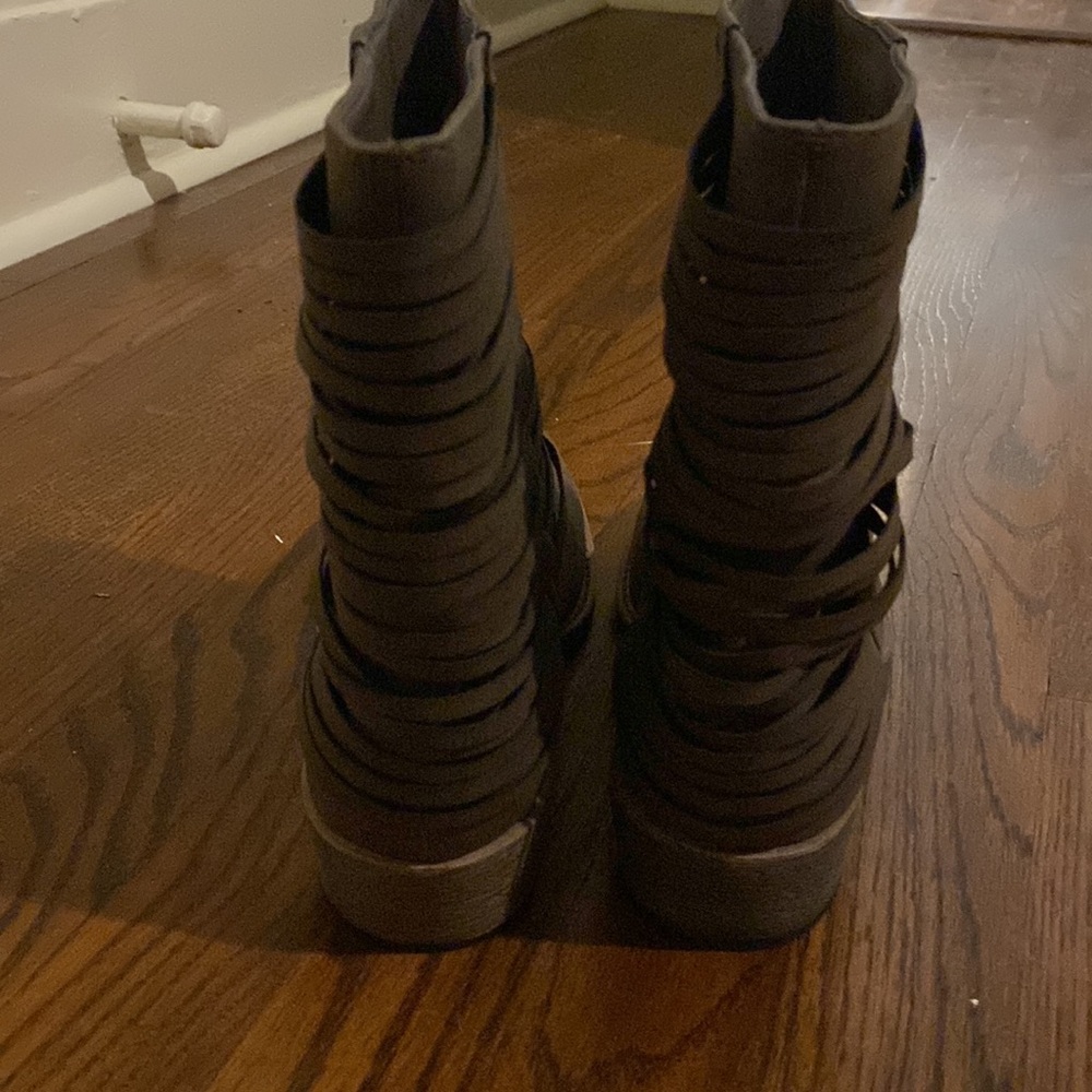 Brown Coconuts Booties. Never Worn. - image 4